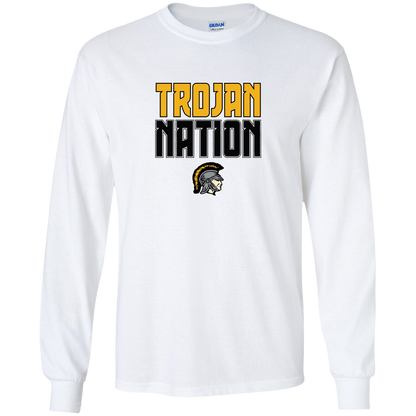 tc-trojans-trojan-nation-gildan-youth-ls-t-shirt — White — Front — source sha256 14016dd230bbc84d521630d0372e17b87080f756221142f14b91473b090b3c55 — Color position 2