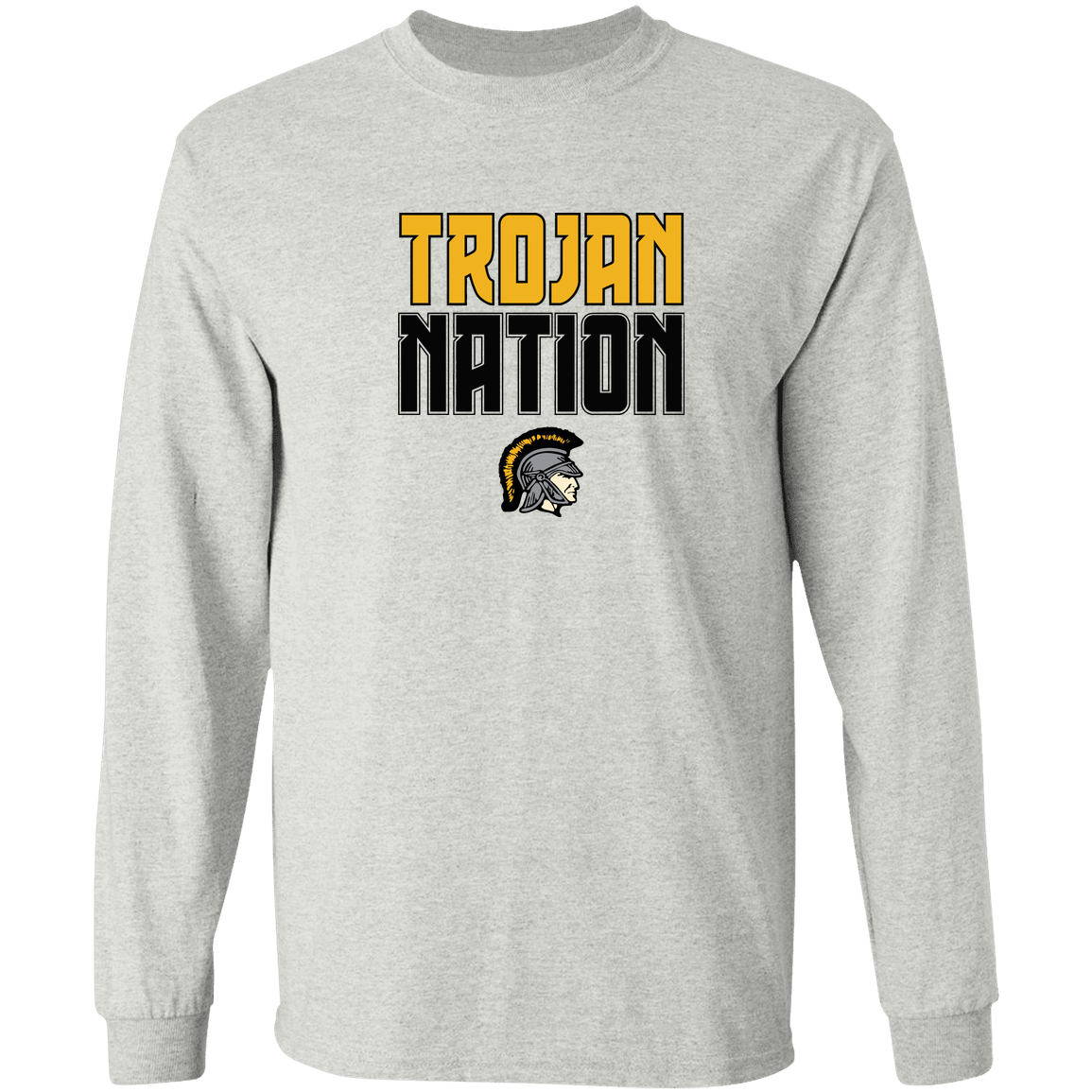 tc-trojans-trojan-nation-gildan-ls-t-shirt-5-3-oz — Ash — Front — source sha256 1b2c99b5a376d70c57a5a8435910fbe066a744ac085c173ee85689b9f83104ee — Color position 1