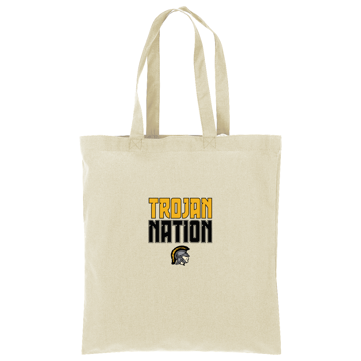 tc-trojans-trojan-nation-port-authority-core-cotton-tote — Natural — Front — source sha256 2f0e351dbf2438b62f8e9650100f97cde9013ed1c7a8ec84bb5c9708fdb1b66e — Color position 1