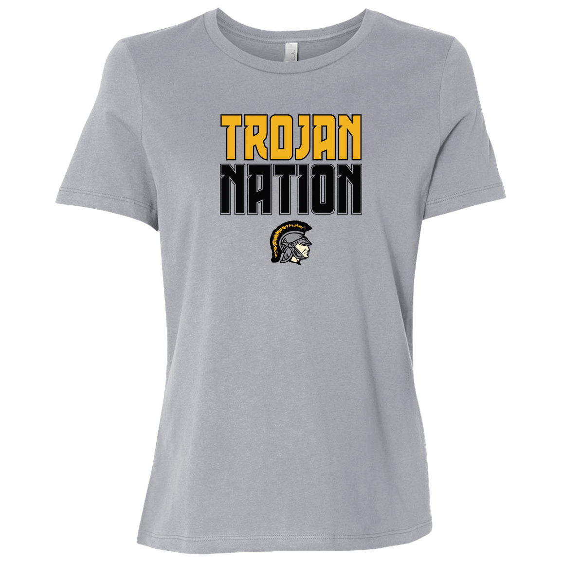 tc-trojans-trojan-nation-bella-canvas-ladies-relaxed-jersey-short-sleeve-t-shirt — Athletic Grey — Front — source sha256 3dbfe2277e4ad726059361089bc74506e301c70f5923e4ec2fd438b3ddab1629 — Color position 3