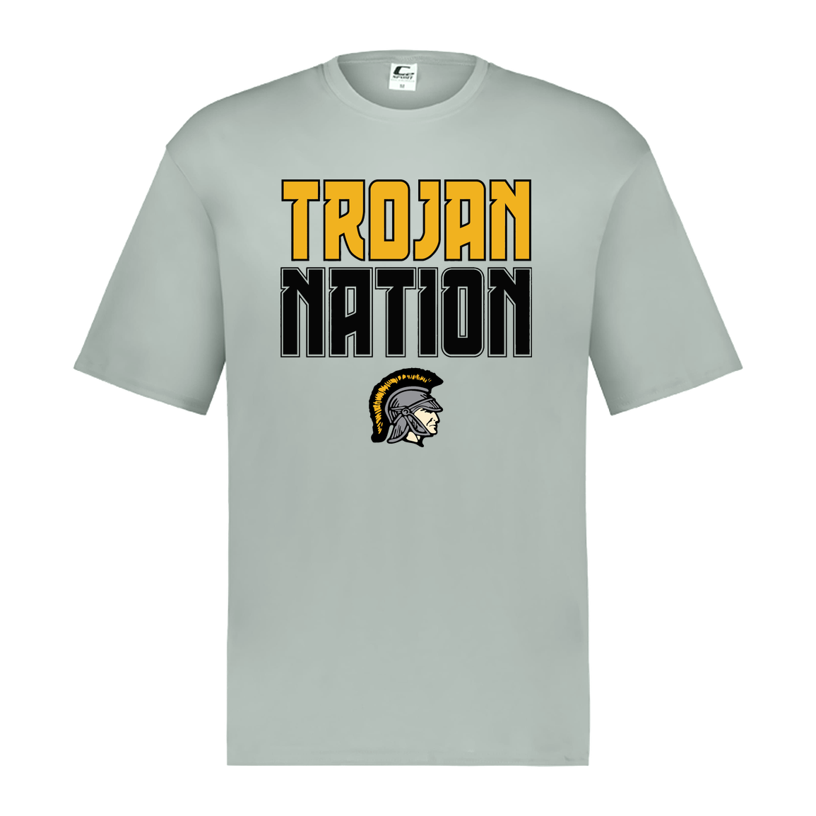 tc-trojans-trojan-nation-c2-mens-performance-short-sleeve-tee — Silver — Front — source sha256 5cc613ad1b8eec91691b923e25c4ae22ce43e298de5a34ddb3b8171f3945be66 — Color position 1