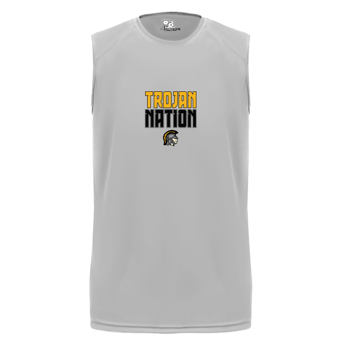 tc-trojans-trojan-nation-badger-b-core-sleeveless-performance-tee — Silver — Front — source sha256 6936152ffdcc30fc7836043a5dcb9b5f87507727fd3f4d45a83aefebfc885633 — Color position 1