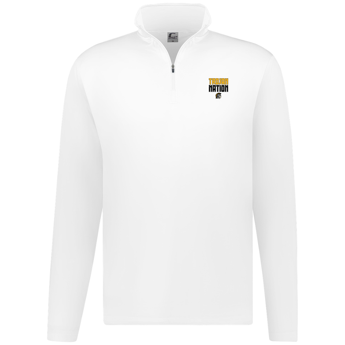 tc-trojans-trojan-nation-c2-mens-1-4-zip-pullover — White — Front — source sha256 749c05ee2cfa1e720ee33c22e7a19d4208a25564522daeed1105af1005504b1c — Color position 2