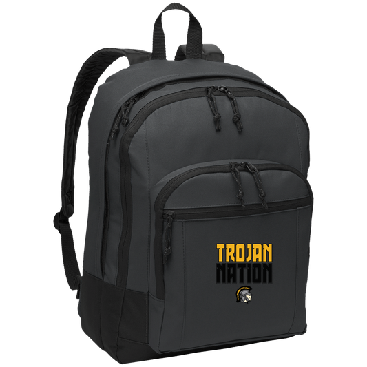 tc-trojans-trojan-nation-port-authority-basic-backpack — Dark Charcoal — Front — source sha256 8c41a73c6343adaa53190033c3e52f2b88c4861e7cb74b680b734bc75bcaceb0 — Color position 1