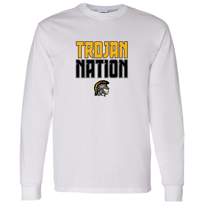tc-trojans-trojan-nation-gildan-ls-t-shirt-5-3-oz — White — Front — source sha256 946d7548add06b05e387e940160493e113a0313ccf6df4b22c795a3d75d4f026 — Color position 2