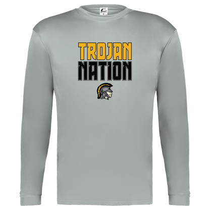 tc-trojans-trojan-nation-c2-kids-performance-long-sleeve-tee — Silver — Front — source sha256 d6fb34e9e3b69aba006d497260e7bee5f4476c81a0f2b6bb6bc6efd1ab5cea5a — Color position 1