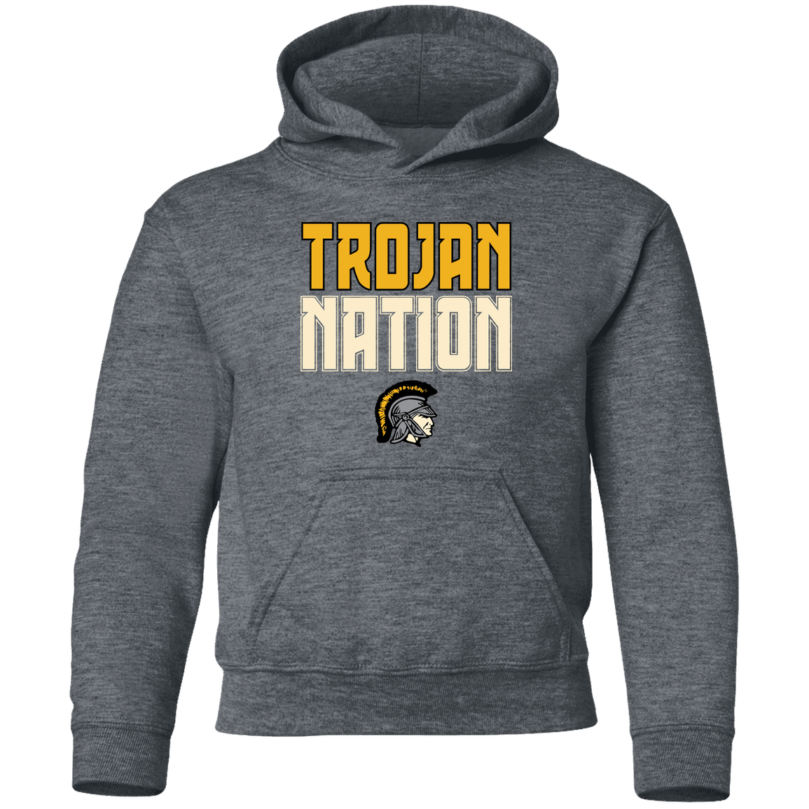 tc-trojans-trojan-nation-dark-gildan-youth-pullover-hoodie — Dark Heather — Front — source sha256 1a410b7c31c6003d6fc2e229f7334f88b7b2346c4587974fa8766a959b6da842 — Color position 2