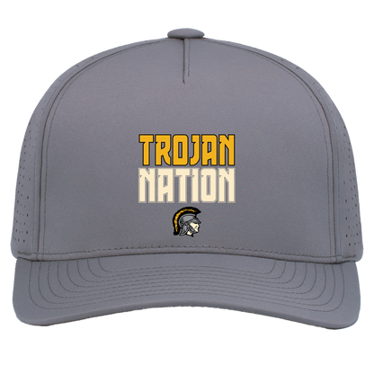 tc-trojans-trojan-nation-dark-pacific-headwear-weekender-perforated-snapback-cap — Graphite — Front — source sha256 307de5caa2e0bf91dfd4ae502b5015576f14e2d85146e6b70f46bac95a60c052 — Color position 4
