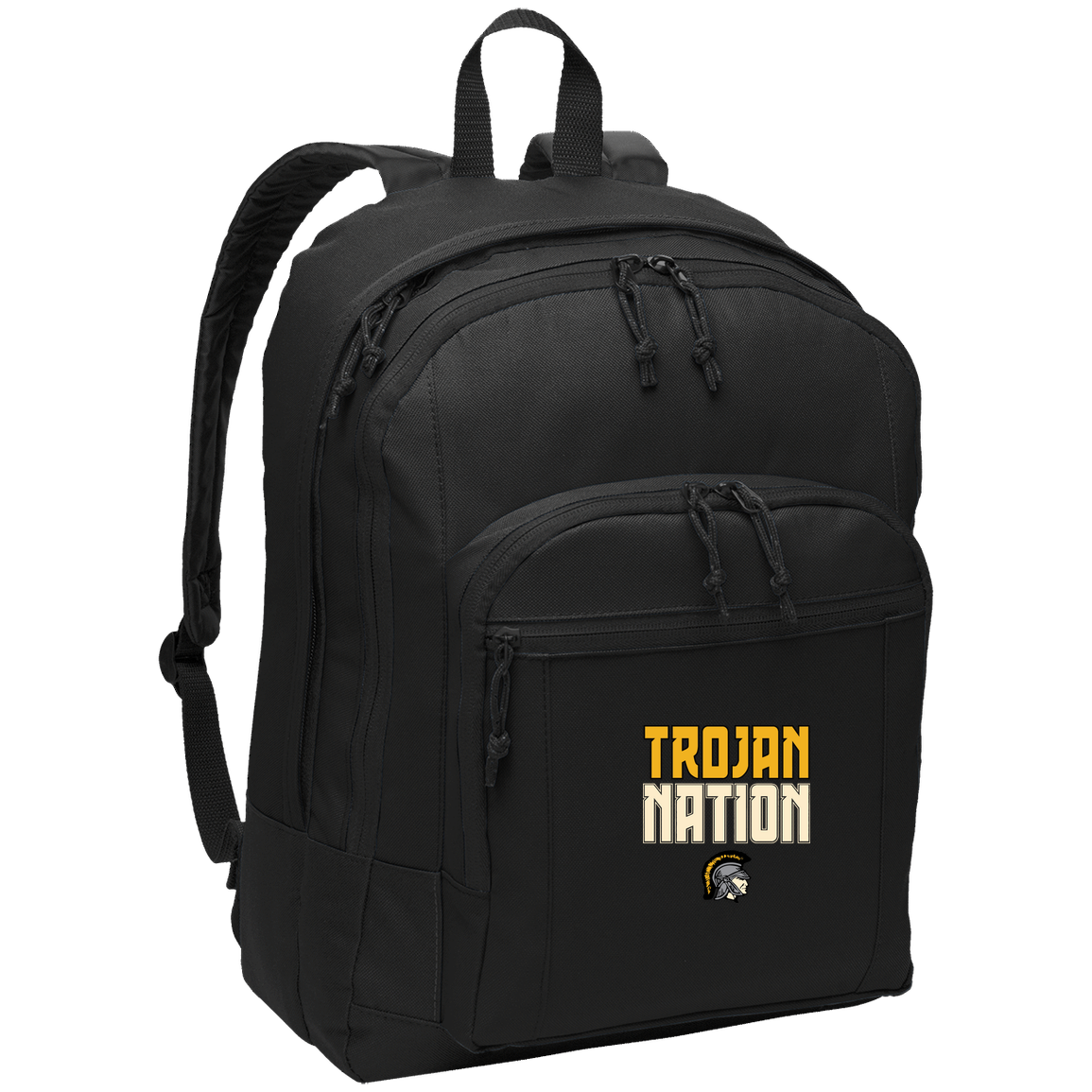 tc-trojans-trojan-nation-dark-port-authority-basic-backpack — Black — Front — source sha256 371701ada75a5af8d5e4e63eb67bbce5765c8bf145ee45c2761347c528285ef9 — Color position 1