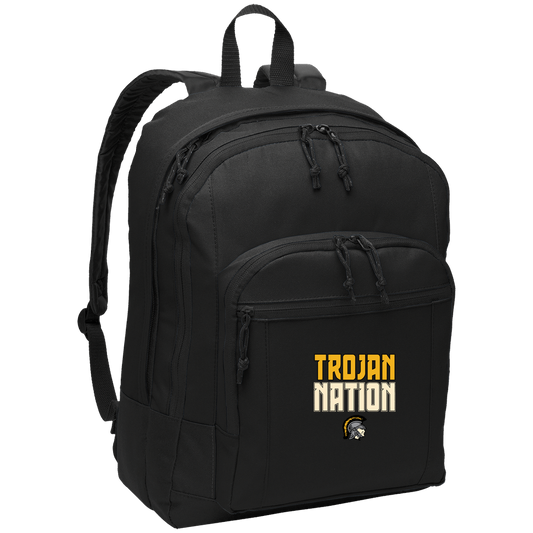 tc-trojans-trojan-nation-dark-port-authority-basic-backpack — Black — Front — source sha256 371701ada75a5af8d5e4e63eb67bbce5765c8bf145ee45c2761347c528285ef9 — Color position 1