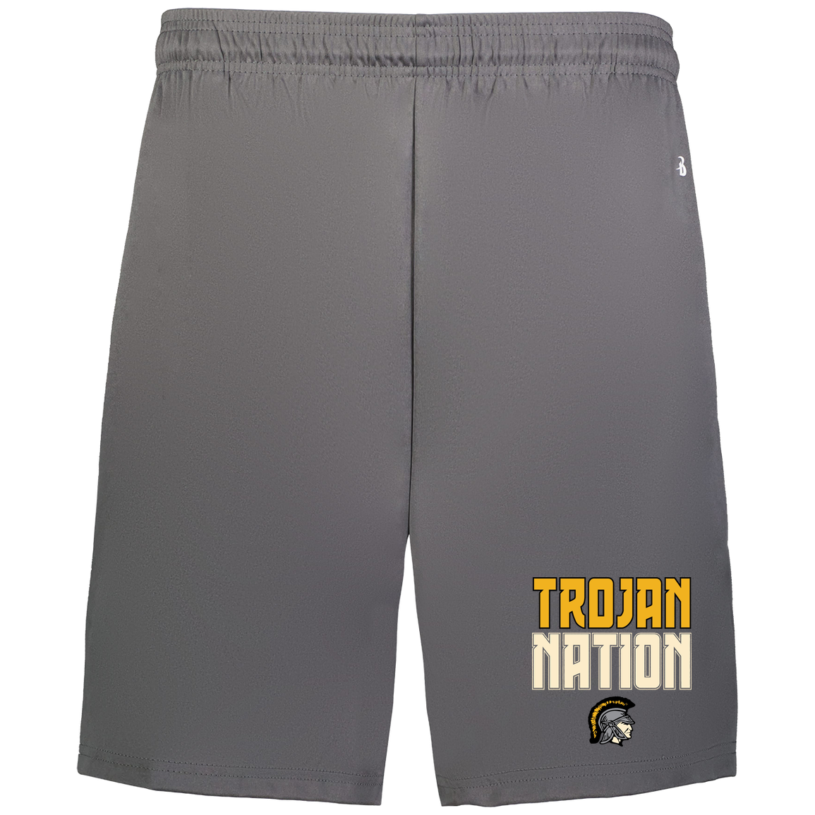 tc-trojans-trojan-nation-dark-badger-adult-b-core-7-inch-short-with-pockets — Graphite — Front — source sha256 4ce1cb7825a1c0a792596dfda3eba7a7fe4b6e82ad38092202bfd86a22d60181 — Color position 2