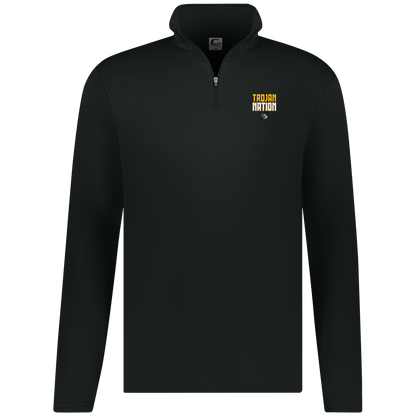 tc-trojans-trojan-nation-dark-c2-mens-1-4-zip-pullover — Black — Front — source sha256 a27146e118963cbc7152d671ddee2f59df54bb4f870379f0f11498080e74931f — Color position 1
