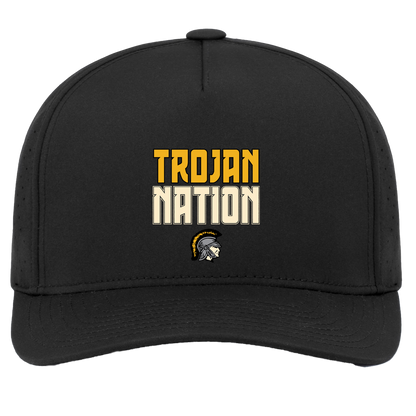 tc-trojans-trojan-nation-dark-pacific-headwear-weekender-perforated-snapback-cap — Black — Front — source sha256 b4009eee1e05b07abd7ea8f7f73fb8ac660917e615644812ad3969d013d4848c — Color position 2