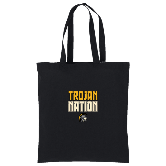tc-trojans-trojan-nation-dark-port-authority-core-cotton-tote — Deep Black — Front — source sha256 b9da6130d62c2ba48dc099e7fb6cb45073e7df57a9994566e33eab3860e1e59f — Color position 1