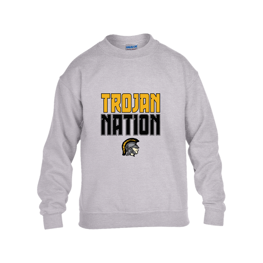 tc-trojans-trojan-nation-gildan-kids-heavy-blend-fleece-crew — Grey — Front — source sha256 ea2f2b61cd9f552aa8dc95e76815f6d033fd5ddd457073d6e08ae70079f2181d — Color position 1