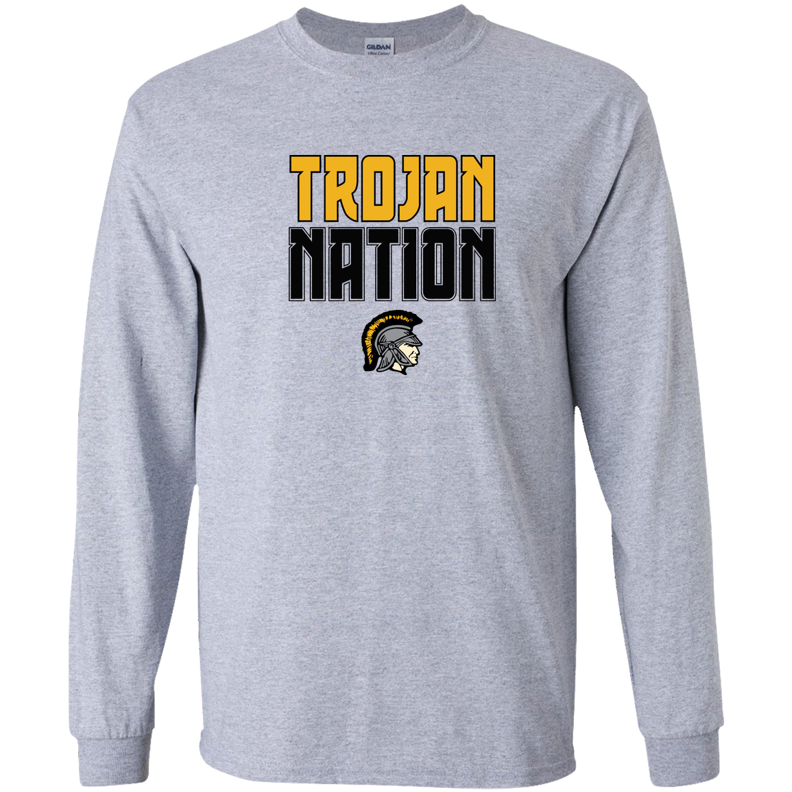 tc-trojans-trojan-nation-gildan-youth-ls-t-shirt — Sport Grey — Front — source sha256 ef990d894f7431db7e0faf3a54edfef51463aa49ff5e6b136728243f7048aafd — Color position 1