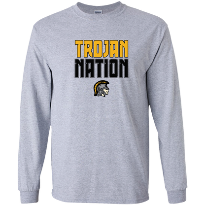 tc-trojans-trojan-nation-gildan-youth-ls-t-shirt — Sport Grey — Front — source sha256 ef990d894f7431db7e0faf3a54edfef51463aa49ff5e6b136728243f7048aafd — Color position 1