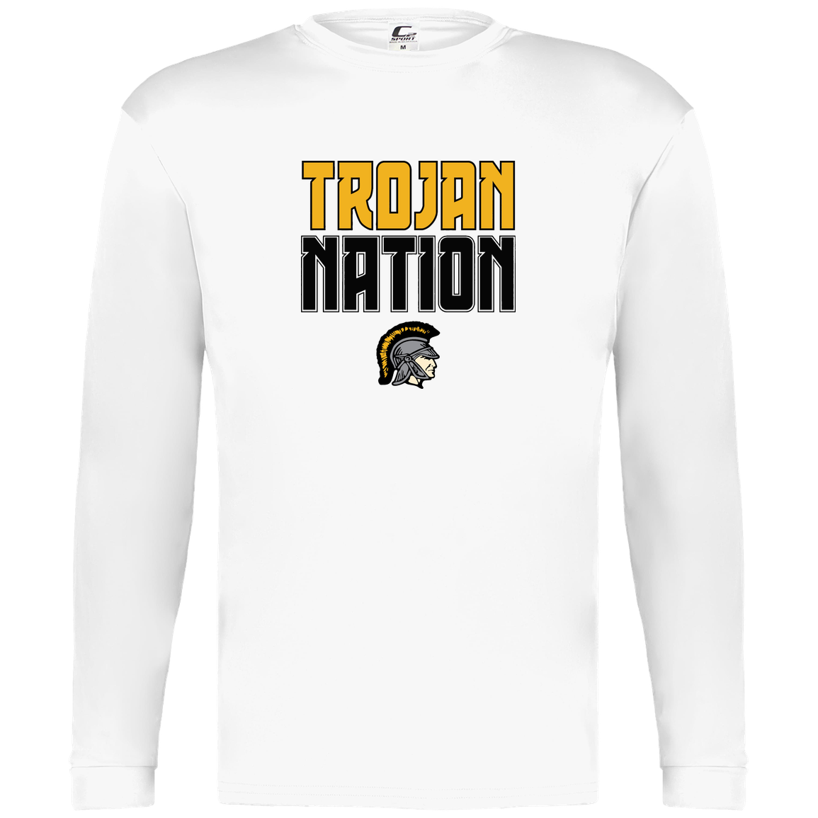 tc-trojans-trojan-nation-c2-mens-performance-long-sleeve-tee — White — Front — source sha256 f9d7447bd480d541571880454eae2fd909a8abd0f7a98f3a763b3600b45608bc — Color position 2