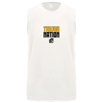 tc-trojans-trojan-nation-badger-b-core-sleeveless-performance-tee — White — Front — source sha256 fab2b773bcdb5d3d8c9e411d6669bca72cec80e3bdb2c8237aa6ddbdaebd3a53 — Color position 2