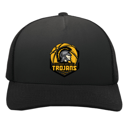 tc-trojans-trojans-team-apparel-pacific-headwear-5-panel-trucker-snapback-cap — Black/Black — Front — source sha256 312a12a49dd4830fda50c49bab3bfc32f2ec54c55a6e17fd0a702ce73cc8df57 — Color position 3
