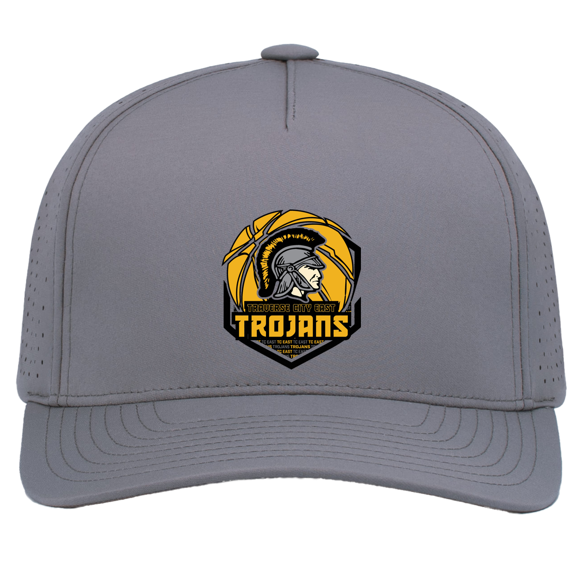 tc-trojans-trojans-team-apparel-pacific-headwear-weekender-perforated-snapback-cap — Graphite — Front — source sha256 45ab610fa6020c50827b795c0c12b4e091aade750288b321403a4b02bd22c394 — Color position 4