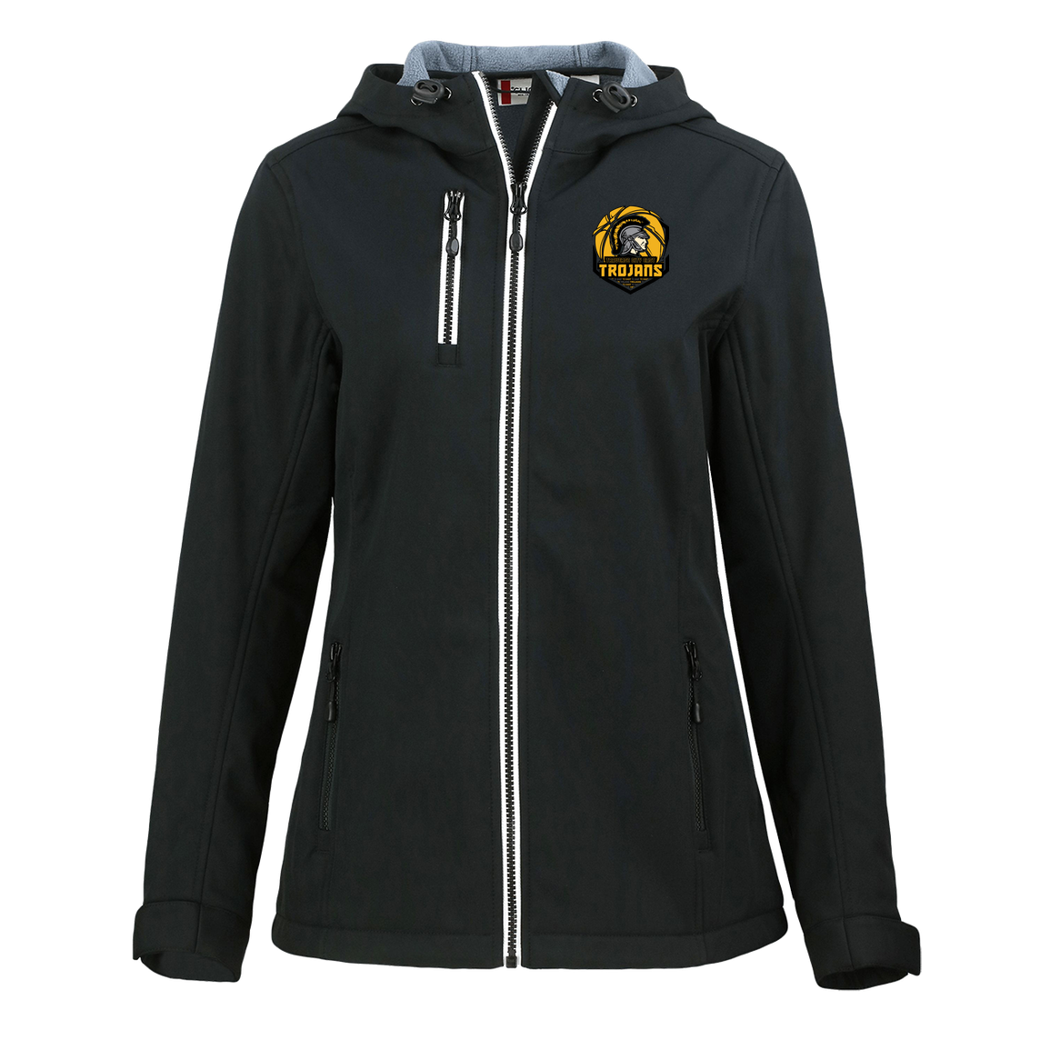 tc-trojans-trojans-team-apparel-clique-womens-eco-stretch-softshell-jacket — Black — Front — source sha256 4d0b41ee1daad0a57e36bf6f12b19cff6e590751d7bf93d15aa0db6988660184 — Color position 1