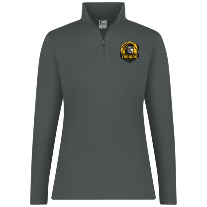 tc-trojans-trojans-team-apparel-c2-womens-1-4-zip-pullover — Graphite — Front — source sha256 58efeb7841d71f3458c381045bdb1d877487a105b31744e2ff62d281cf43e565 — Color position 4