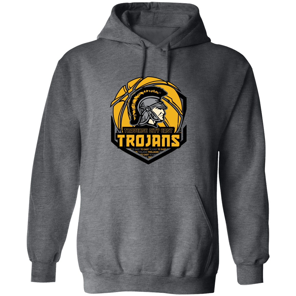 tc-trojans-trojans-team-apparel-gildan-pullover-hoodie — Dark Heather — Front — source sha256 5cd2a2d78dcfddb1a0d718057e15e5f98eb7cbe350dfa6a0dc76ed58c0e8dd08 — Color position 6