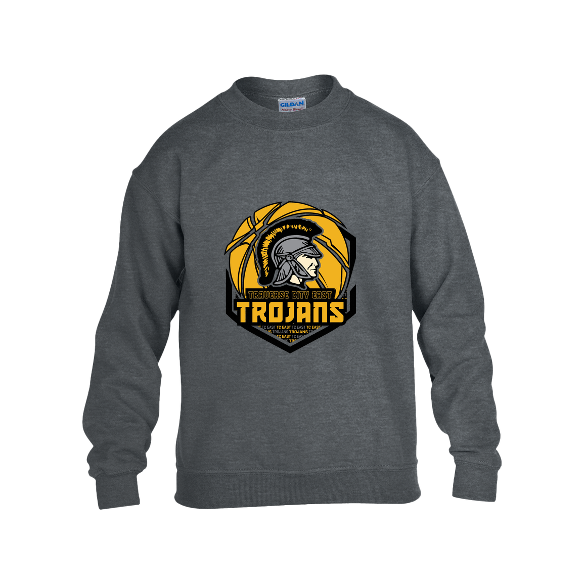 tc-trojans-trojans-team-apparel-gildan-kids-heavy-blend-fleece-crew — Dark Heather — Front — source sha256 67db3fae4cb72fee75c2d0b56584dd9dce66b066b10ad2482fc986bbdfdc52ff — Color position 2
