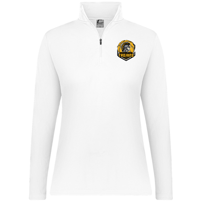 tc-trojans-trojans-team-apparel-c2-womens-1-4-zip-pullover — White — Front — source sha256 94efbed6352108a80b892dd4d095fe4f6c538388a7fa43ddd0cd2e6f5fc2ed3f — Color position 3
