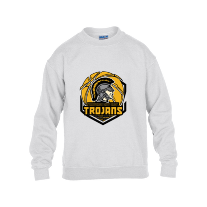 tc-trojans-trojans-team-apparel-gildan-kids-heavy-blend-fleece-crew — White — Front — source sha256 a41dac31c535294fb1d80590a1e8a1c7136da3589a2ab32f73ce9bcdfa911821 — Color position 4