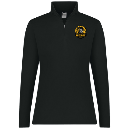 tc-trojans-trojans-team-apparel-c2-womens-1-4-zip-pullover — Black — Front — source sha256 b69cb86a66da950f03f8a8ef4cd4f584521cc61b31f2e3e76b7c6f767a2424b4 — Color position 1