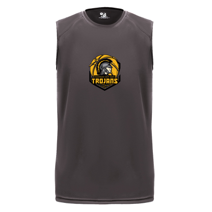 tc-trojans-trojans-team-apparel-badger-b-core-sleeveless-performance-tee — Graphite — Front — source sha256 ce105279907a0467f220879f92f8ca7520070e1437b6830e6785d9955c2961e3 — Color position 2