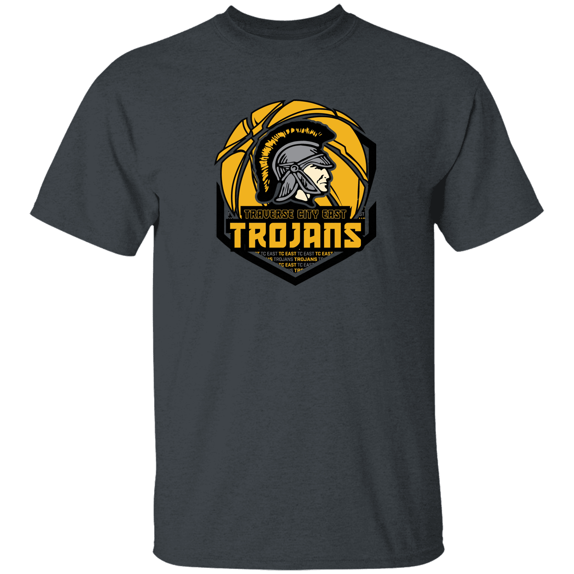tc-trojans-trojans-team-apparel-gildan-youth-5-3-oz-100-cotton-t-shirt — Dark Heather — Front — source sha256 f839120feba0ced37cfe8ecc358f8dde7871fa26d2f7f370c0a3a56066eb703f — Color position 4