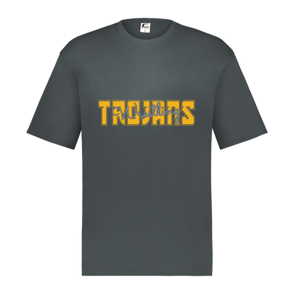 tc-trojans-varsity-script-c2-mens-performance-short-sleeve-tee — Graphite — Front — source sha256 0be2d6d55c3c462f27b5bef762dfbe90d3639fb84ae20249788d52d0dde049e6 — Color position 2