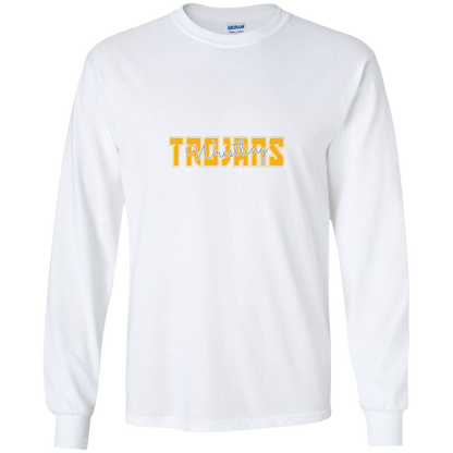tc-trojans-varsity-script-gildan-youth-ls-t-shirt — White — Front — source sha256 39adb2a9cf5cb45bd9575f774786e732a48ea7efa9be30389db2b053555785b2 — Color position 2