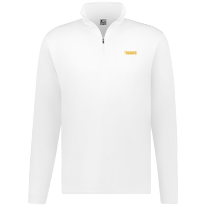 tc-trojans-varsity-script-c2-mens-1-4-zip-pullover — White — Front — source sha256 95db0bb7459b3e5fbca34a776f004a4a763be10e346eb9b2f1e0d4d9aa0e4803 — Color position 3