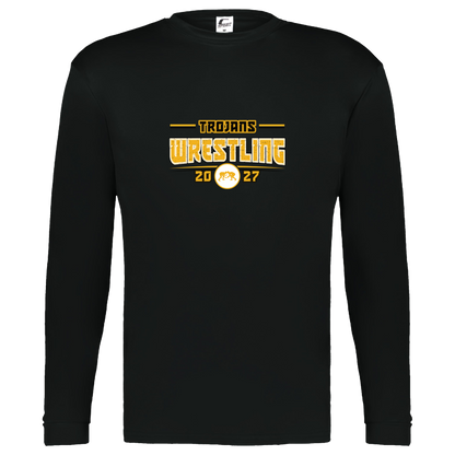 tc-trojans-varsity-takedown-c2-kids-performance-long-sleeve-tee — Black — Front — source sha256 0a5d0d0b7f63b9689e4db1460926507bedb09585cf99a0909f4f71cc92eec17f — Color position 1