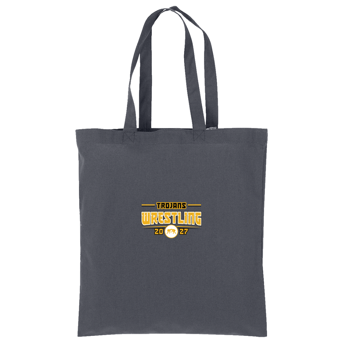 tc-trojans-varsity-takedown-port-authority-core-cotton-tote — Storm Grey — Front — source sha256 17b8caabf2aedd47b56d372d6efc21b505ebc35b11b9f2a212d9517d881f70dc — Color position 4