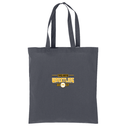 tc-trojans-varsity-takedown-port-authority-core-cotton-tote — Storm Grey — Front — source sha256 17b8caabf2aedd47b56d372d6efc21b505ebc35b11b9f2a212d9517d881f70dc — Color position 4