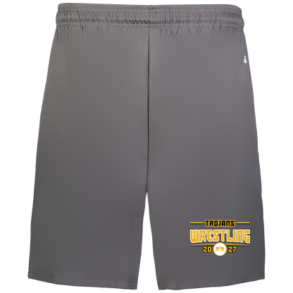 tc-trojans-varsity-takedown-badger-adult-b-core-7-inch-short-with-pockets — Graphite — Front — source sha256 38389bfa8f1a40452c5b5417e3640e856e62748dcf6a57150eeb85779ced30eb — Color position 2