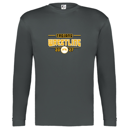 tc-trojans-varsity-takedown-c2-kids-performance-long-sleeve-tee — Graphite — Front — source sha256 7bbd4d74d1c17f6cd3946e84c0dd53f86342676c07cab99f3bd96135cf5d9568 — Color position 2