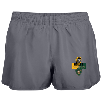 tc-united-house-divided-augusta-ladies-wayfarer-running-shorts — Graphite — Front — source sha256 060af4f8e97eec73e0102ececcea7a4faa9ad5fac354ada3dea288fbb055f748 — Color position 2