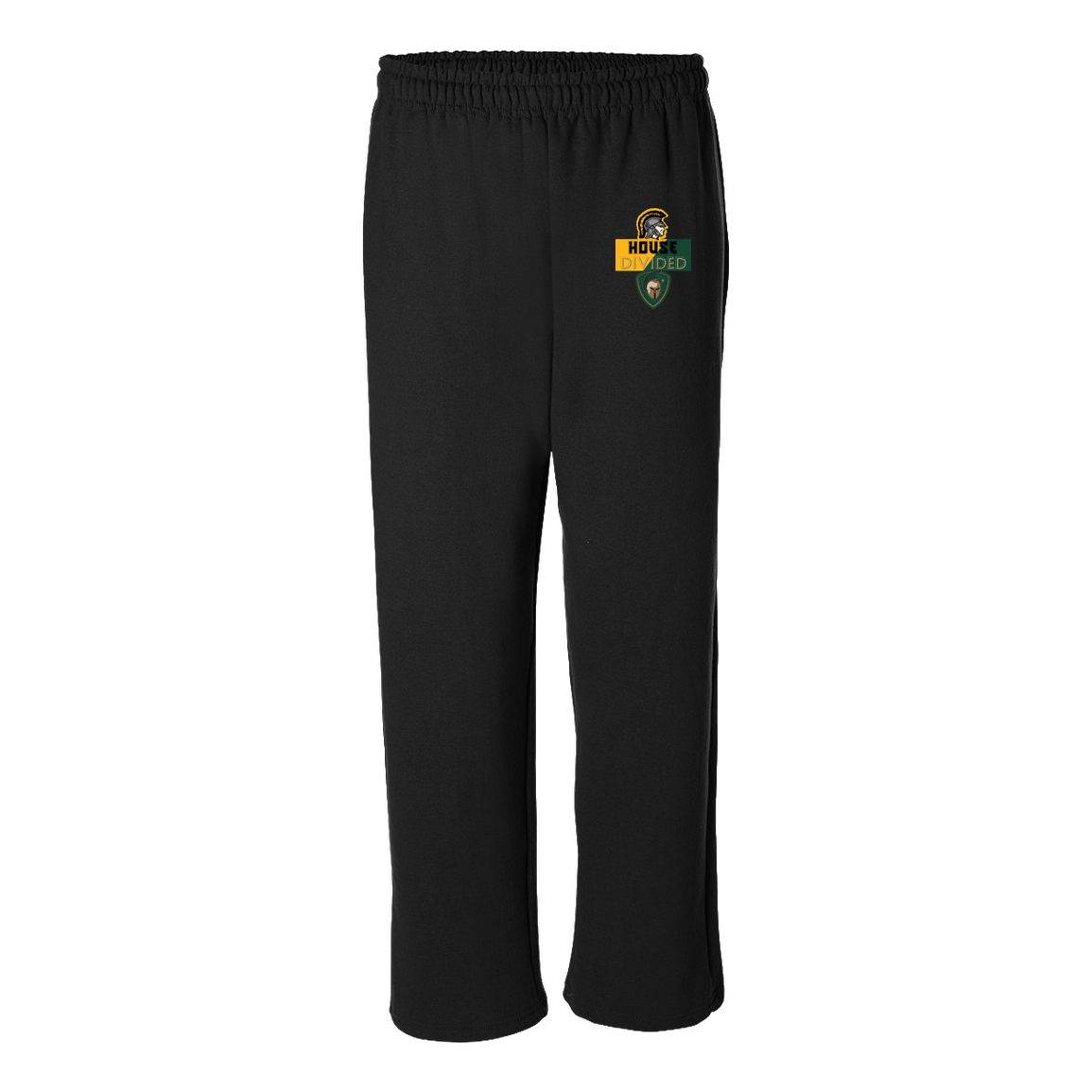 tc-united-house-divided-gildan-adult-heavy-blend-open-bottom-pant — Black — Front — source sha256 15b5a5343a2dc8dccd4964276a5a976f4093e2eb0d0252293a348c4b0f384836 — Color position 1