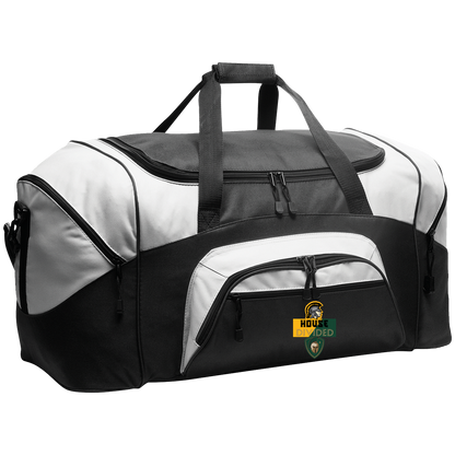 tc-united-house-divided-port-company-sport-duffel — Black/Gray — Front — source sha256 3b23729d5c7c774a8d0748395f93b3baf9941424f50ac52dc38e1d5de4f88931 — Color position 1