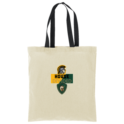 tc-united-house-divided-port-authority-core-cotton-tote — Natural/Deep Black — Front — source sha256 44a6e536b7db8196285e89b906d808959a30d59cb9dd072f12f224c69be58eb3 — Color position 3