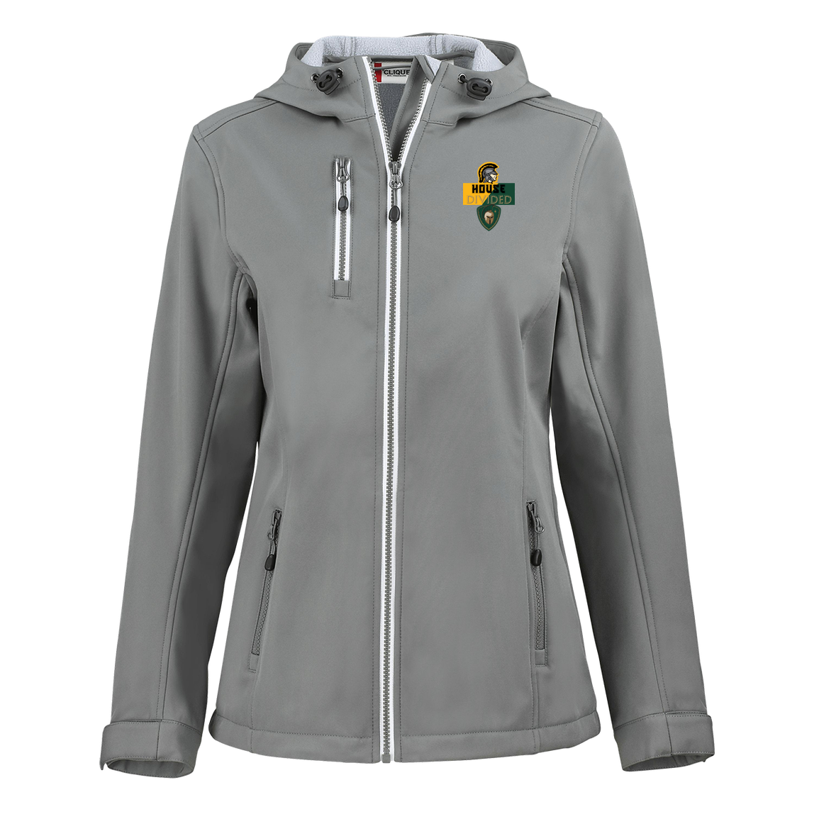 tc-united-house-divided-clique-womens-eco-stretch-softshell-jacket — Slate — Front — source sha256 45b5347ec4bc0ea4444c2ac90904a3636eff79c6382f66dc84e1c58916b83709 — Color position 2