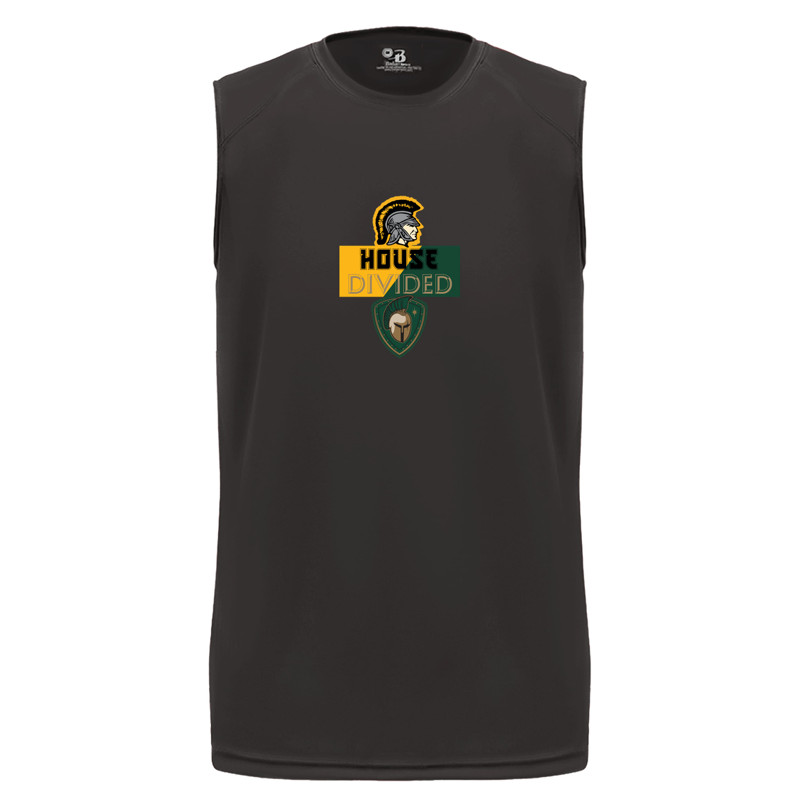 tc-united-house-divided-badger-b-core-sleeveless-performance-tee — Black — Front — source sha256 4be099667cee76859acc458ec4155cd6febb3d8fb8bfe69c509505a056069b1d — Color position 1