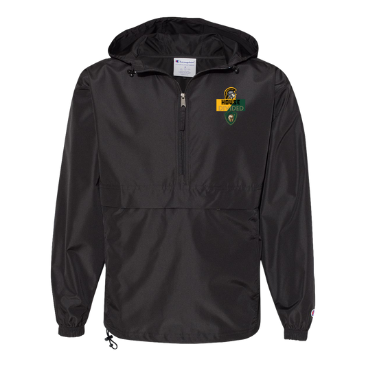 tc-united-house-divided-champion-unisex-packable-anorak-jacket — Black — Front — source sha256 59cf8ccf42aeedc3cf50ff9de2b2ddc5d53c165d490e8265d2d7aa6cdd4197f4 — Color position 1