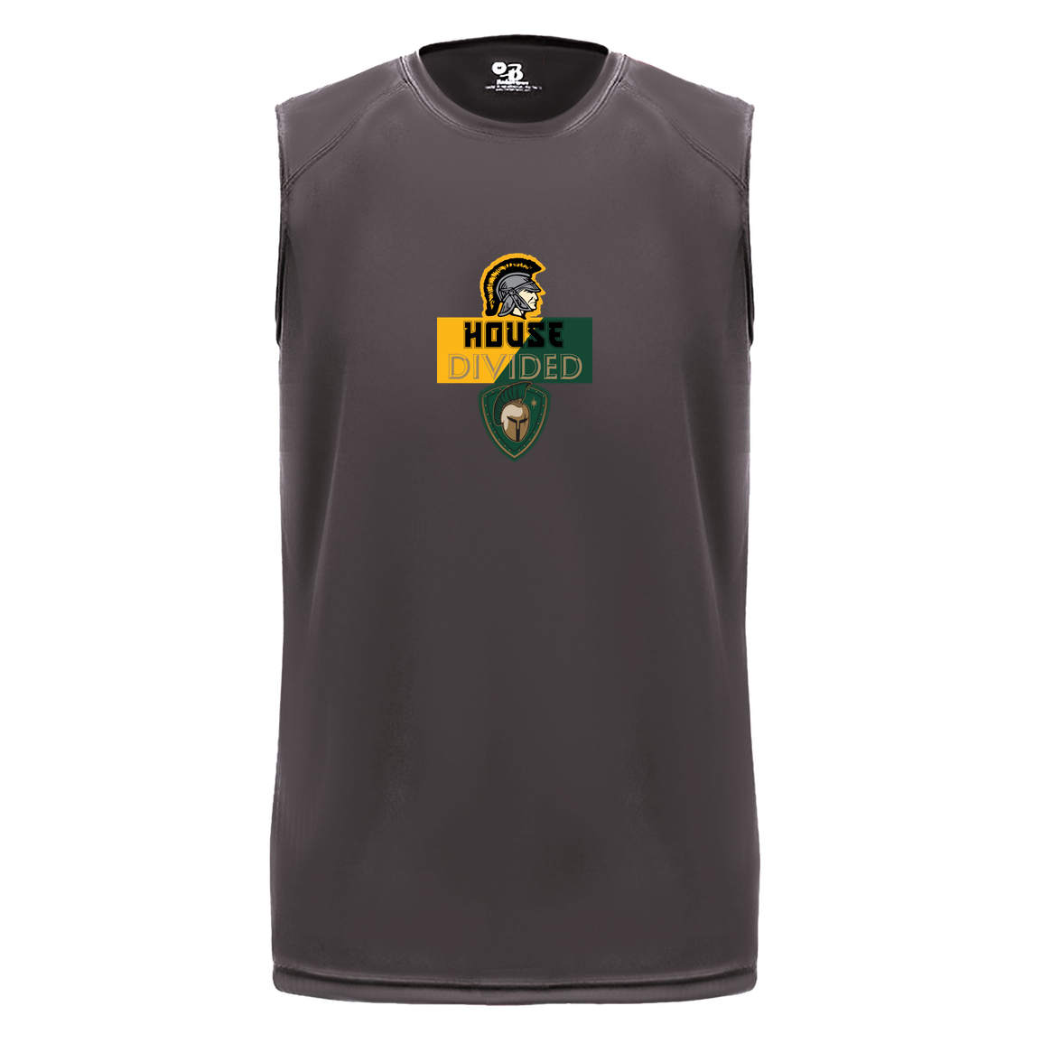 tc-united-house-divided-badger-b-core-sleeveless-performance-tee — Graphite — Front — source sha256 7029a5e67e11810408738c75cff0b916ac534816663c5caa3105e1a32a10f8b4 — Color position 2